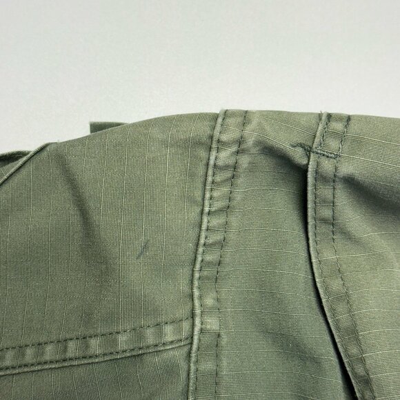Vintage True Spec Border Patrol Military Shirt Mens M/L Green Ripstpo - Picture 13 of 16